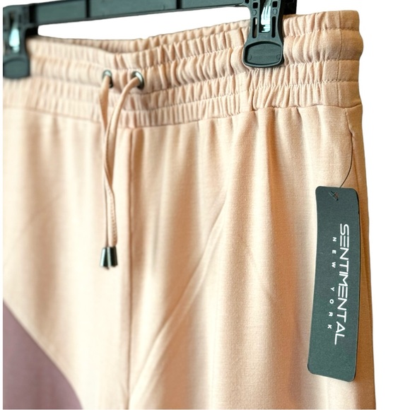 Sentimental NY Women’s Color Block Wide Leg Pants L NWT - Picture 3 of 3